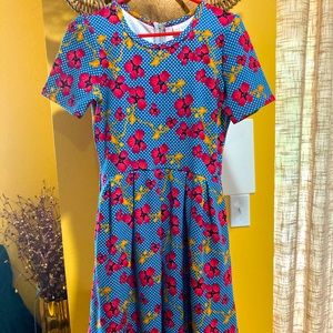 Lularoe A-line floral Dress